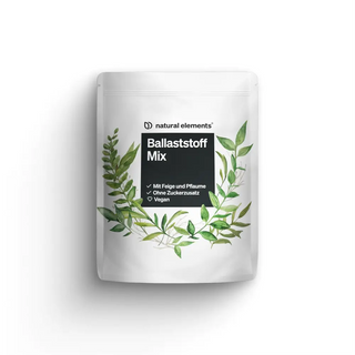 Ballaststoff Mix von Natural Elements, Feigen, Pflaumen, ohne Zuckerzusatz und vegan.