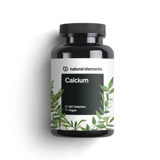 Calcium Tabletten von natural elements für Zähne und Knochen.