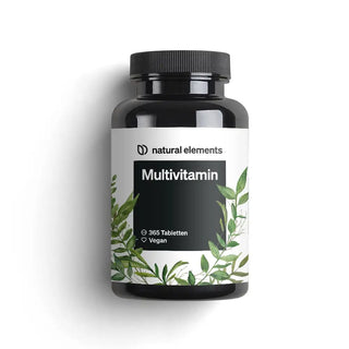 Multivitamin-Tabletten von natural elements, 365 Tabletten, vegan