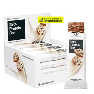 NATURAL ELEMENTS Protein Riegel Kekse und Sahne