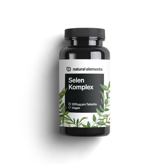 Selen Komplex Tabletten von NATURAL ELEMENTS für schöne und gepflegte Nägel.